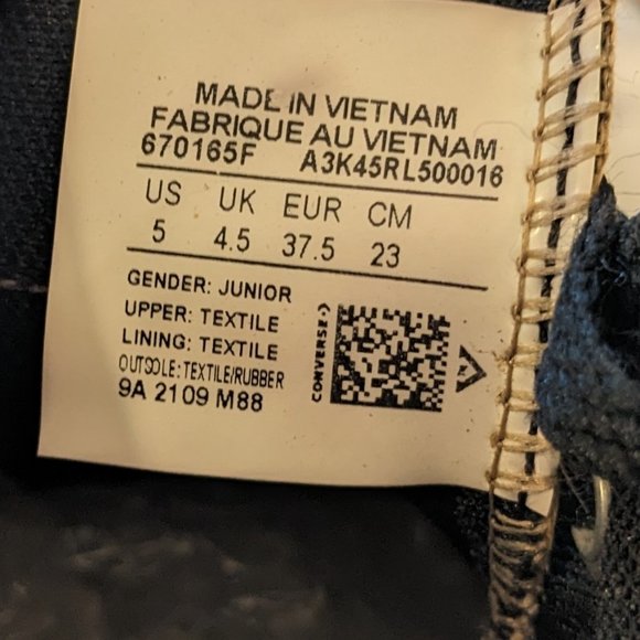 Converse All Star Green Camoflauge Sneakers - Picture 8 of 8